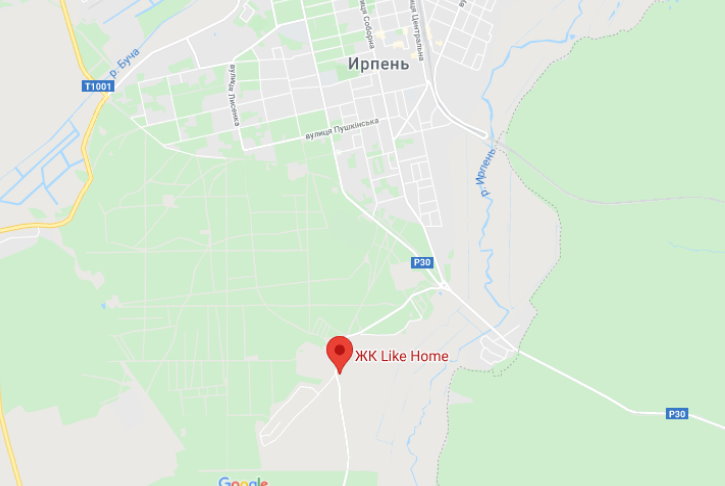 Карта проїзду ЖК Like Home